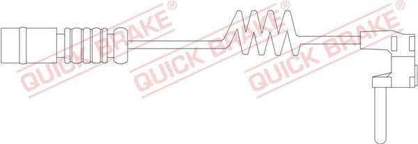 Brake pad wear indicator WS0209A