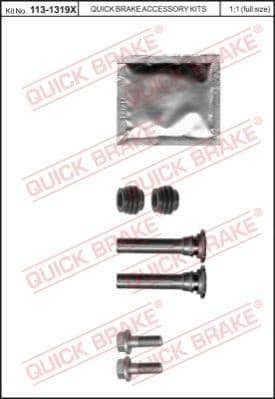Brake caliper guide repkit 1131319X