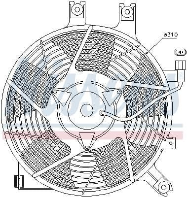 Fan, engine cooling 85384