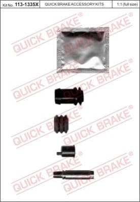 Brake caliper guide repkit 1131335X