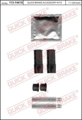 Brake caliper guide repkit 113-1441X