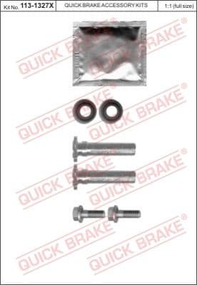 Guide Sleeve Kit, brake caliper 113-1327X