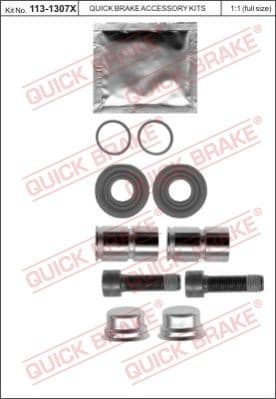 Guide Sleeve Kit, brake caliper 113-1307X