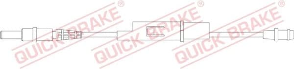 Warning Contact, brake pad wear WS0207A