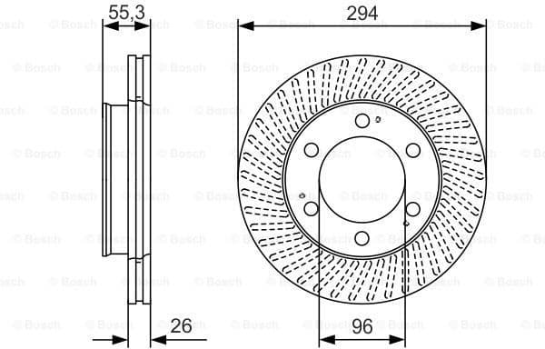 Brake Disc 0986479D33