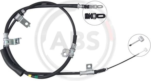 Cable Pull, parking brake K17534