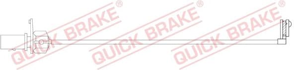 Brake pad wear indicator WS0302A