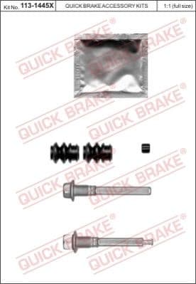 Brake caliper guide repkit 1131445X