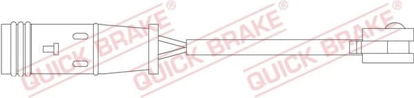 Brake pad wear indicator WS0242A