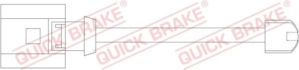 Brake pad wear indicator WS0310A