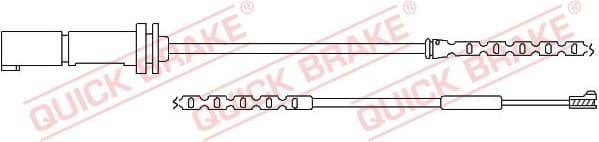 Brake pad wear indicator WS0298A