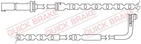 Brake pad wear indicator WS0273A