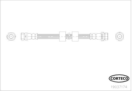 Brake Hose 19037174