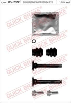 Brake caliper guide repkit 1131357X