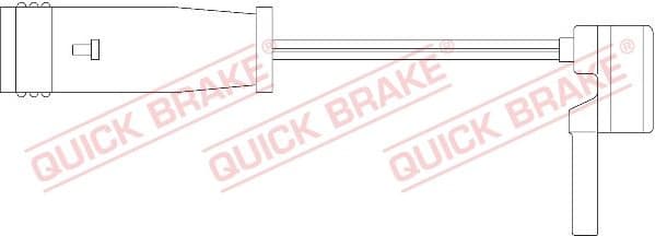 Brake pad wear indicator WS0162A