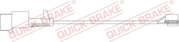 Brake pad wear indicator WS0323A