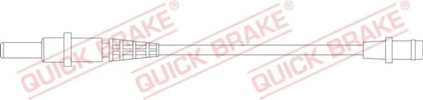 Warning Contact, brake pad wear WS0206A