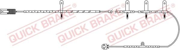 Brake pad wear indicator WS0217A