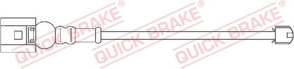 Brake pad wear indicator WS0329A