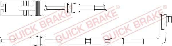 Brake pad wear indicator WS0270A