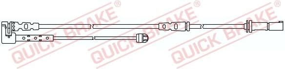 Brake pad wear indicator WS0361A