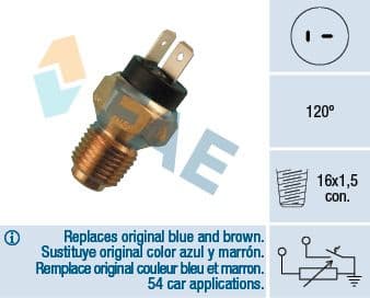Sensor, coolant temperature 34060