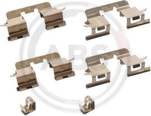 Accessory Kit, disc brake pad 1290Q