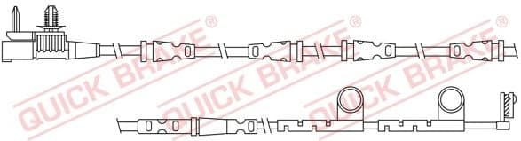 Brake pad wear indicator WS0330A