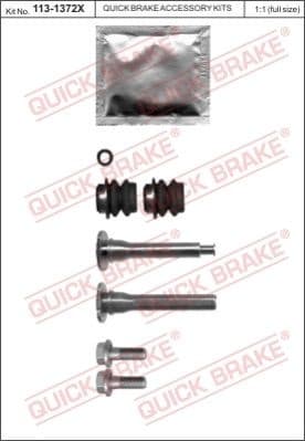 Brake caliper guide repkit 1131372X - image 2