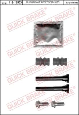 Guide Sleeve Kit, brake caliper 113-1350X