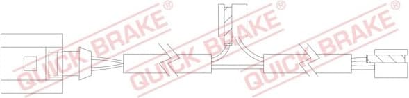 Brake pad wear indicator WS0225A