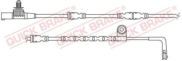 Brake pad wear indicator WS0278A