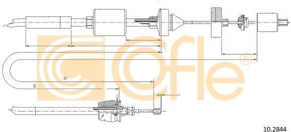 Cable Pull, clutch control 10.2844