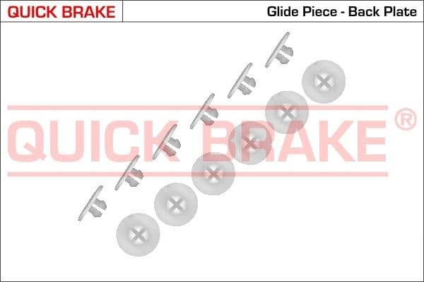 Brake pads accessory kit 6858K - image 3