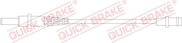 Warning Contact, brake pad wear WS0208A