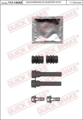 Brake caliper guide repkit 1131454X - image 2