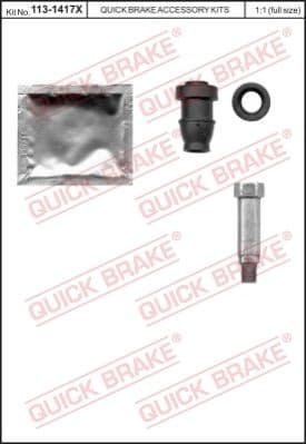 Guide Sleeve Kit, brake caliper 113-1417X