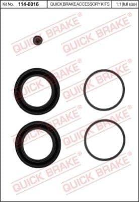 Repair Kit, brake caliper 114-0016