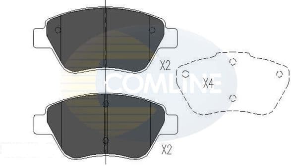 Brake pads front CBP01535 - image 2