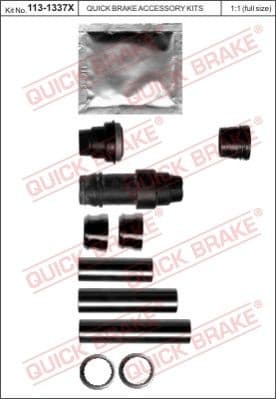 Guide Sleeve Kit, brake caliper 113-1337X