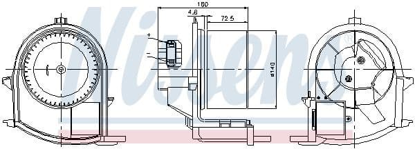 Interior Blower 87047
