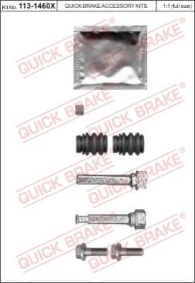 Guide Sleeve Kit, brake caliper 113-1460X