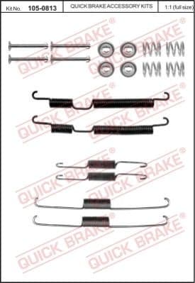 Accessory Kit, brake shoes 105-0813