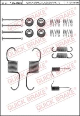 Brake shoes accessory kit 1050696 - image 2