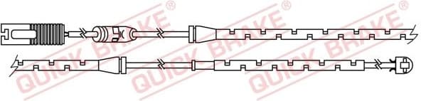 Brake pad wear indicator WS0200A