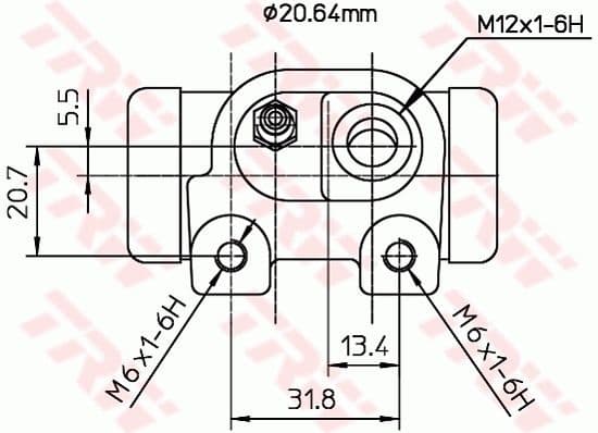 Wheel Brake Cylinder BWF123 - image 2