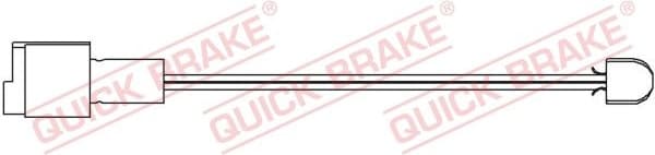 Warning Contact, brake pad wear WS0104A