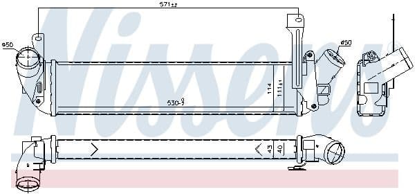 Charge Air Cooler ** FIRST FIT ** 96198