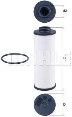 Filter automatic gearbox HX186D