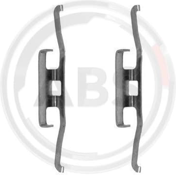 Accessory Kit, disc brake pad 1098Q